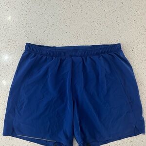 Men's Blue Athletic Shorts
